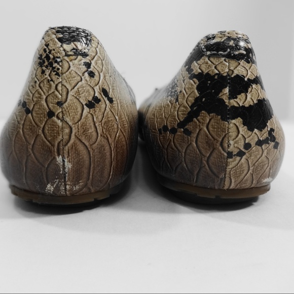 JESSICA SIMPSON Brown Buckled Flat Shoes Size 9 - Picture 6 of 8